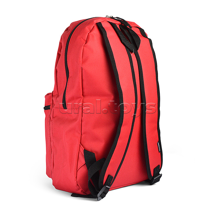 Рюкзак "Corgi" подростковый 40x29x17 см (14 л) 250 г, 1 отделение на молнии, 1 передний карман, вышивка, красный