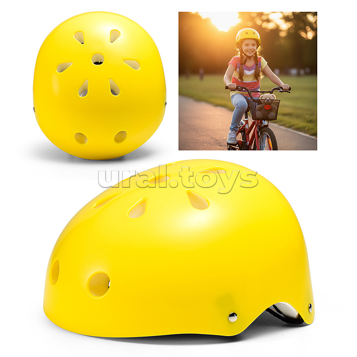 Защитный шлем "Цветок" (Цвет желтный)
