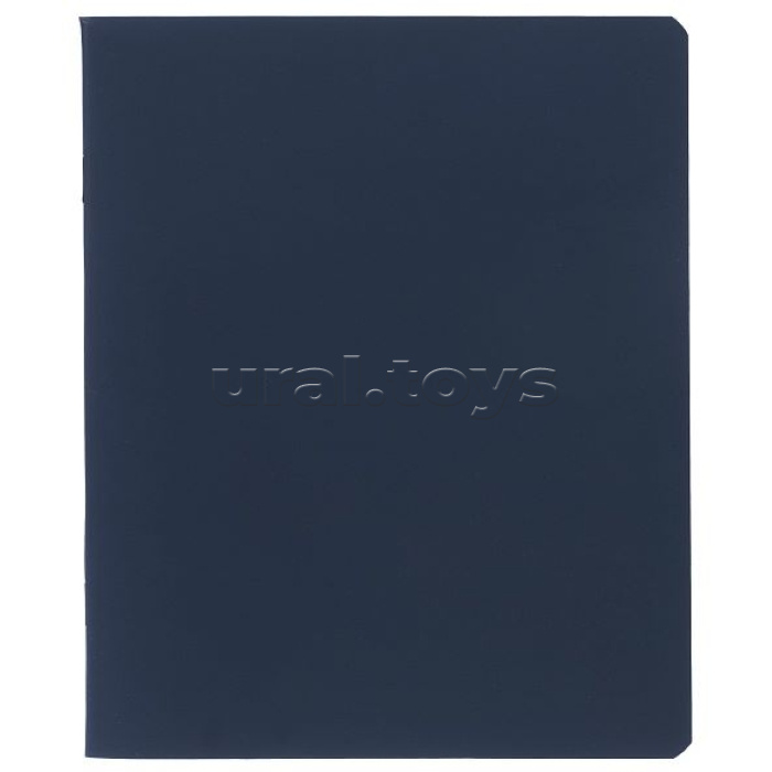 Тетрадь 96л. клетка "Сапфир" А5 на скобе ламинация Soft-touch SoloMatte