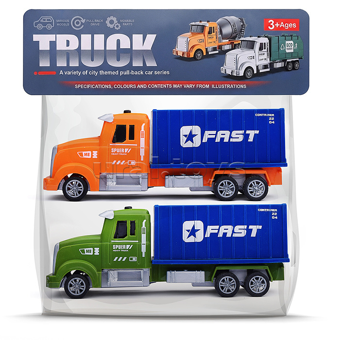 Набор машин "Фура" в пакете