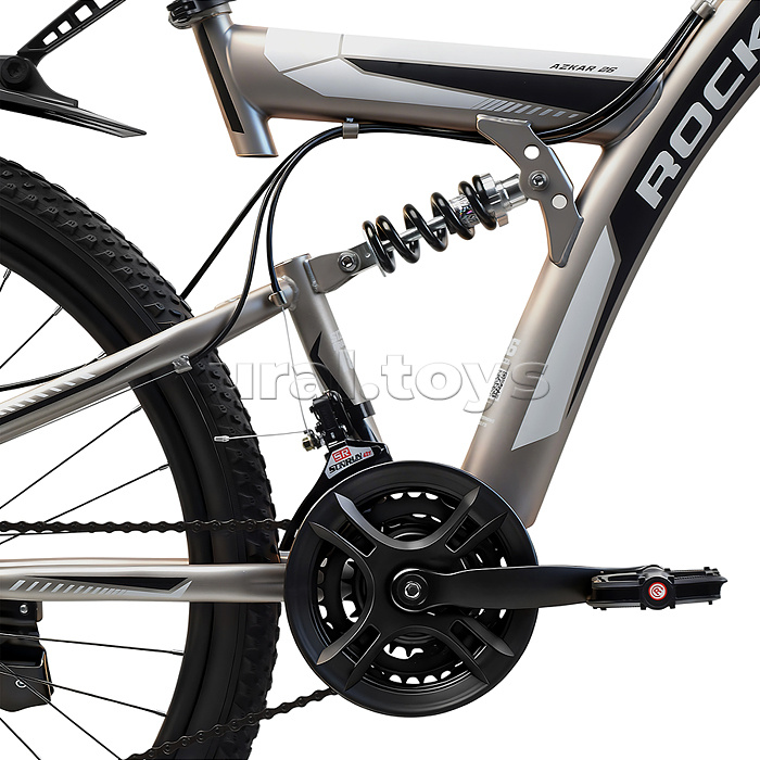 Велосипед 26" Rocket Azkar, цвет серый, размер 18"