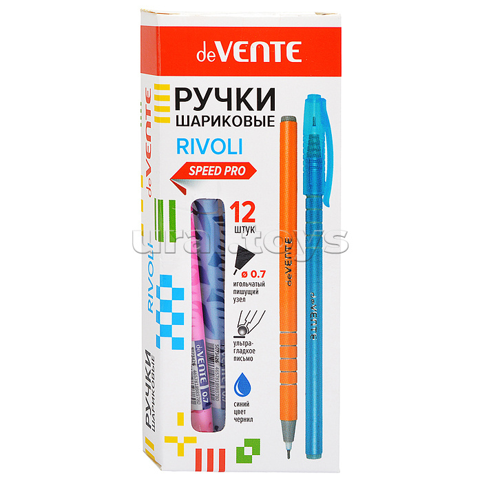 Ручка шариковая "Rivoli" серия Speed Pro, d=0,7 мм, ультра гладкое письмо, синяя
