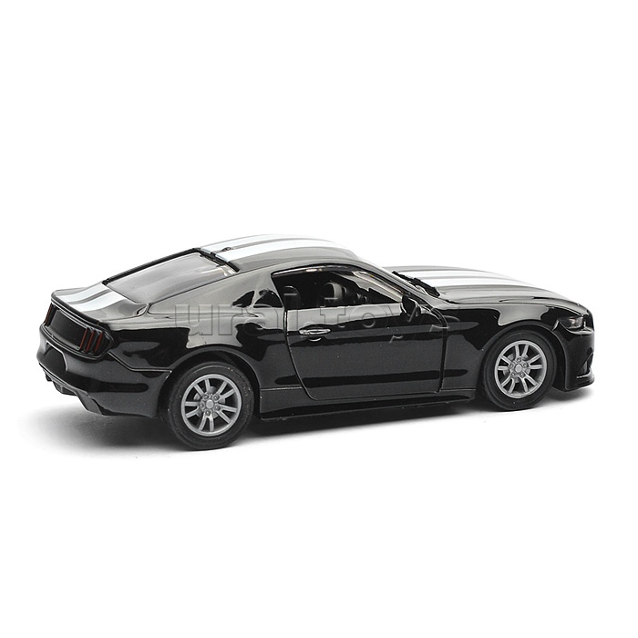 Чёрная инерционная машинка Спорткар с дизайном die-cast,1:32, открывающиеся двери