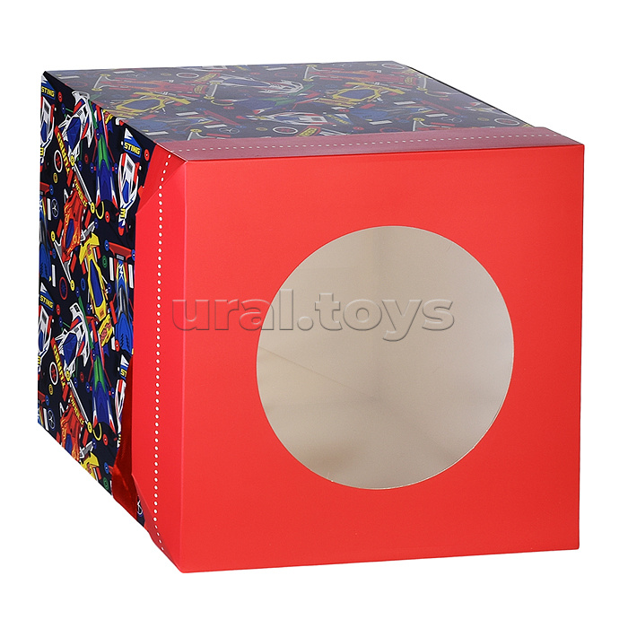 Коробка подарочная "Микс" для мальчиков 22х22х22 см