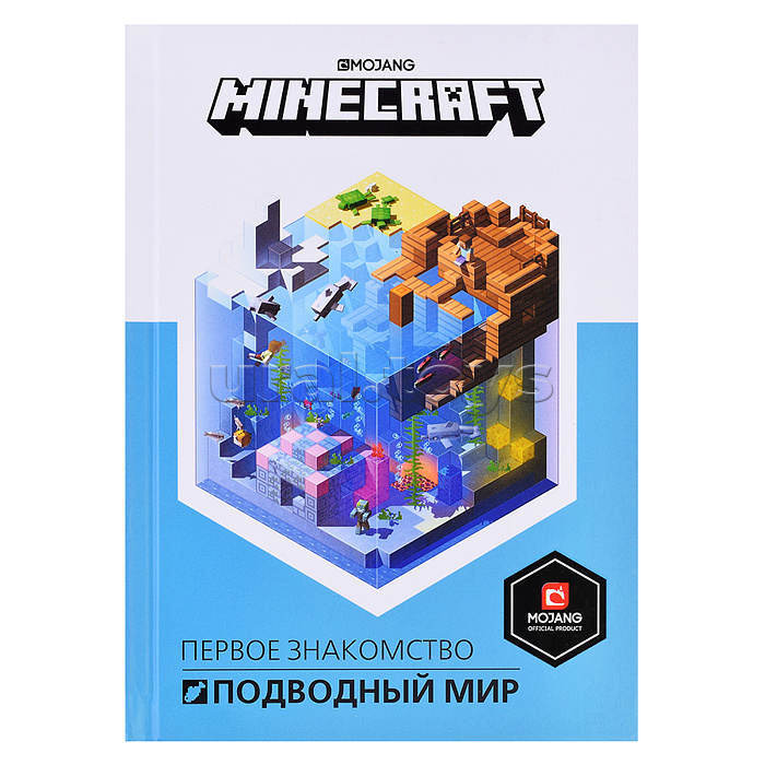 Первое знакомство. Подводный мир. Minecraft.