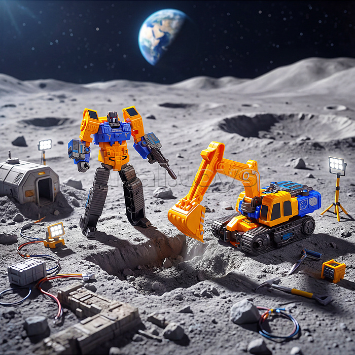 Робот "Техногигант" в коробке