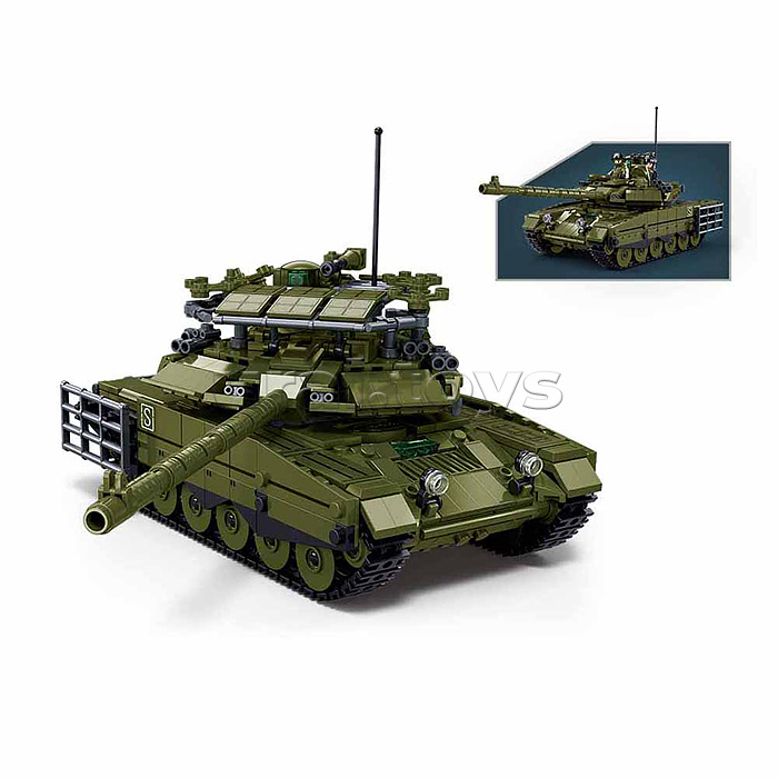 Конструктор "Танк- 90 М" (811 дет.) в коробке