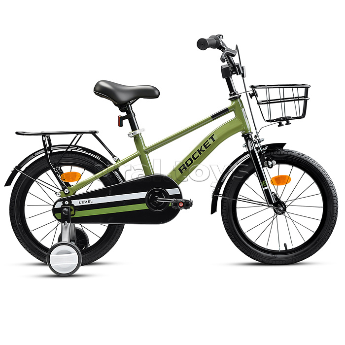 Велосипед 16" Rocket Level, цвет хаки