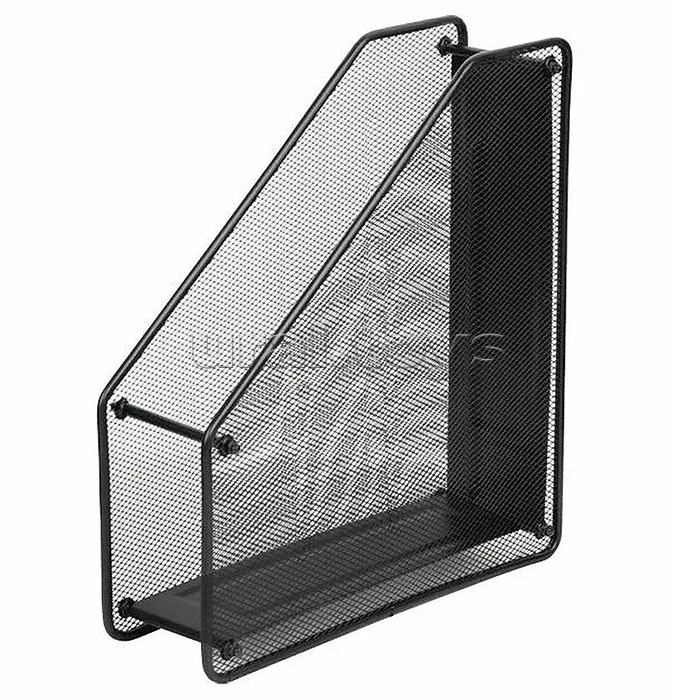 Вертикальный накопитель размер 8,2x28x35,3 см, сетчатый металлический, черный