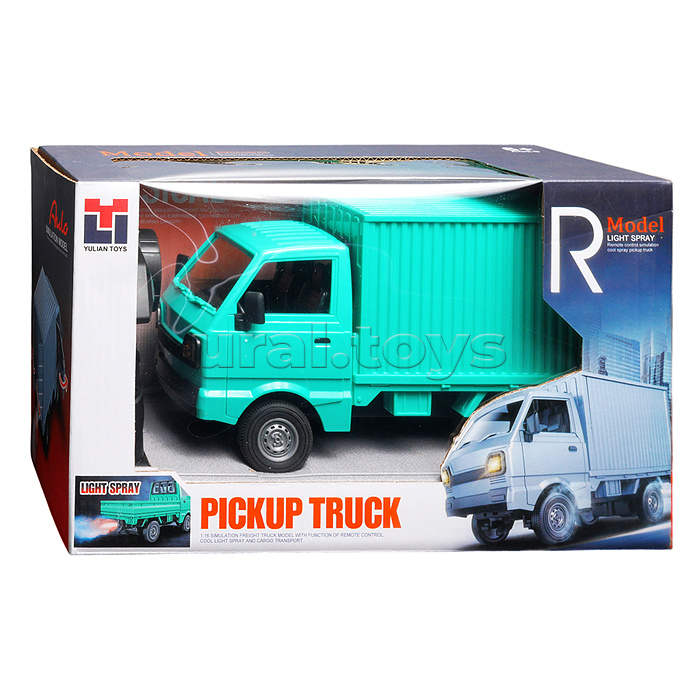 Машина "Фургон" р/у, 27 MHz, со спреем, с аккум., в коробке