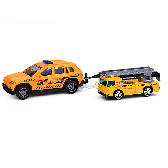 Машина "Городская стройка" металл, в коробке