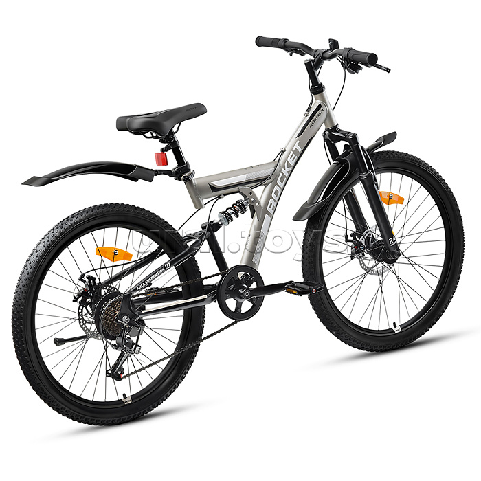 Велосипед 24" Rocket Azkar Pro, цвет серый, размер 15"