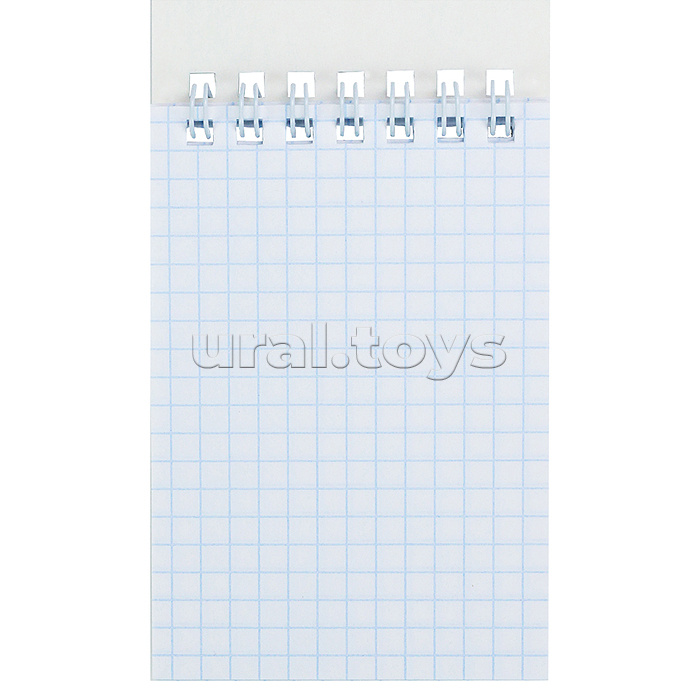 Блокнот А6 40л. клетка "Жабка" ассорти, цвет.мелов.обл, офсет