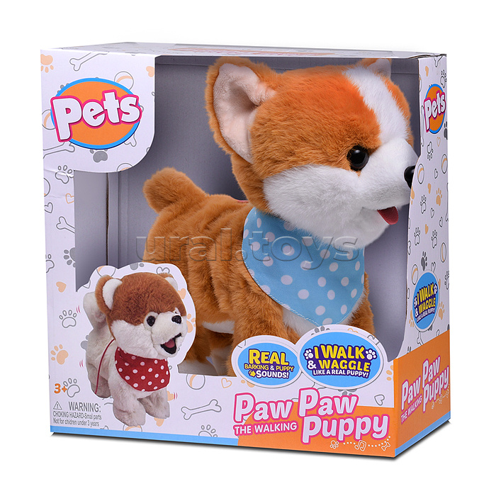 Собака "Боня" (может говорить, ходит, записывает)  в коробке