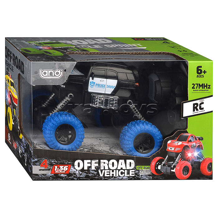 Машина "Вездеход" р/у, 27 MHz, в коробке