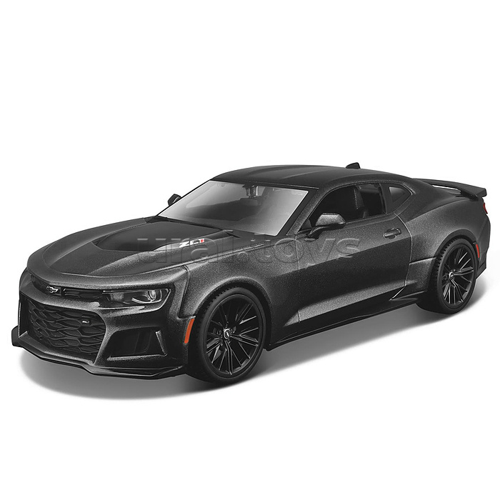 DIY машинка с отверткой die-cast Chevrolet Camaro ZL1, 1:24,  тёмно-серая