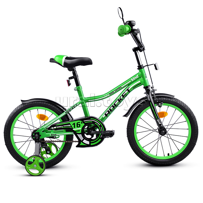 Велосипед 16" Rocket Kind, цвет зеленый