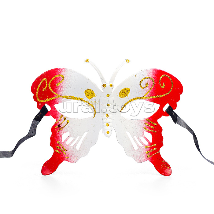 Маска карнавальная "Бабочка" (цвет в ассортименте)