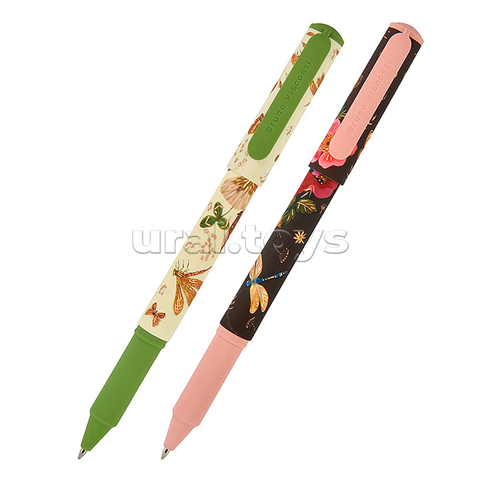 Ручка "Dreamwrite. Fauna. Бабочки" шариковая 0.7 мм, синяя, в подарочной тубе