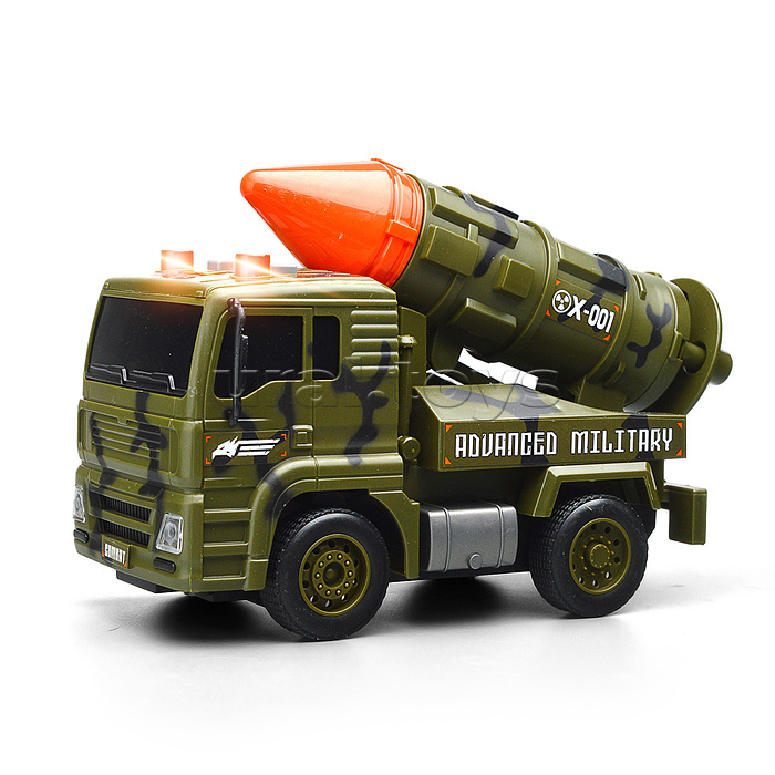 Набор транспорта "Военная артелерия" 1:20 (свет, звук) в коробке