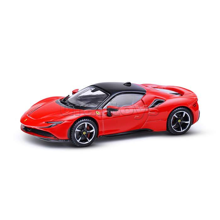 Гоночная машинка die-cast Ferrari - SF90 Stradale, 1:43,  красная