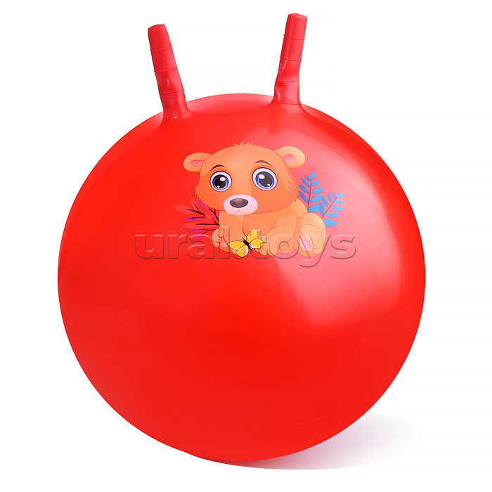 Мяч с рожками 45 см "Зверята"
