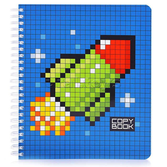 Тетрадь 96л. клетка  А5  Гребень ML Перевертыш, пиксель стандарт