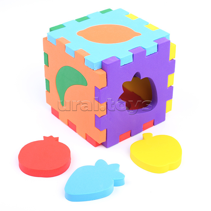 Кубик-сортер "Фрукты"