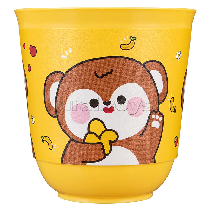 Стакан детский с декором 270мл (Желтый)
