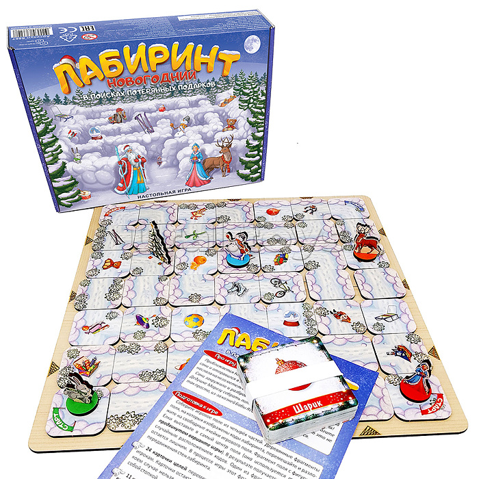 Игра "Лабиринт Новогодний" Игра "Лабиринт Новогодний"