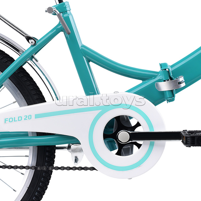 Велосипед 20" Rocket City Fold 20, цвет бирюзовый, размер 13,5"
