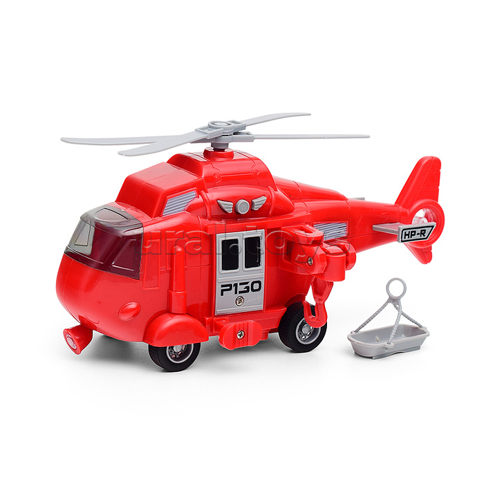 Вертолет "Спасательная служба" на батарейках, в коробке