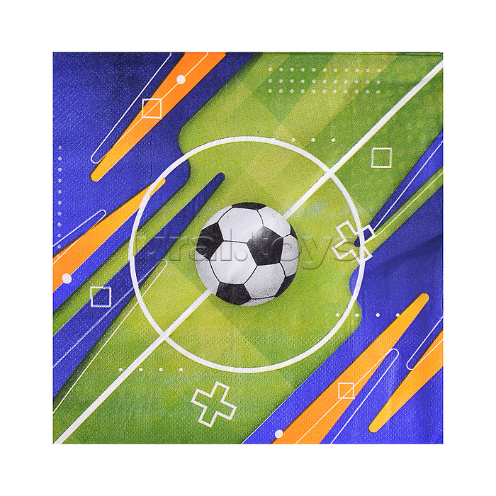 Набор посуды одноразовой "Футбол" салфетки (20 шт)