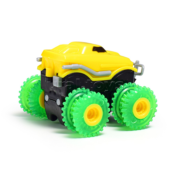 Машина-трюкач на батарейках, в коробке