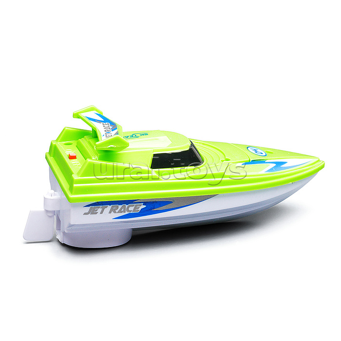 Лодка "Искра" на батарейках, в коробке