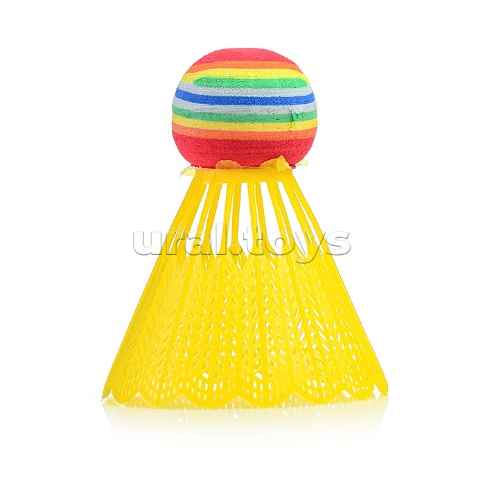 Набор воланчиков для бадминтона (5 шт.) в тубусе