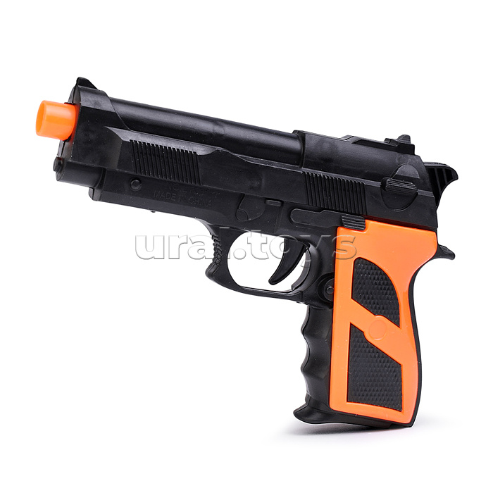 Пистолет "Меткий выстрел" со стрелами на присосках, на листе