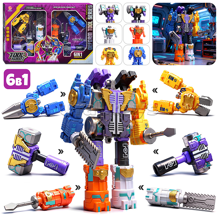 Робот "Призма" трансформирующийся, в коробке