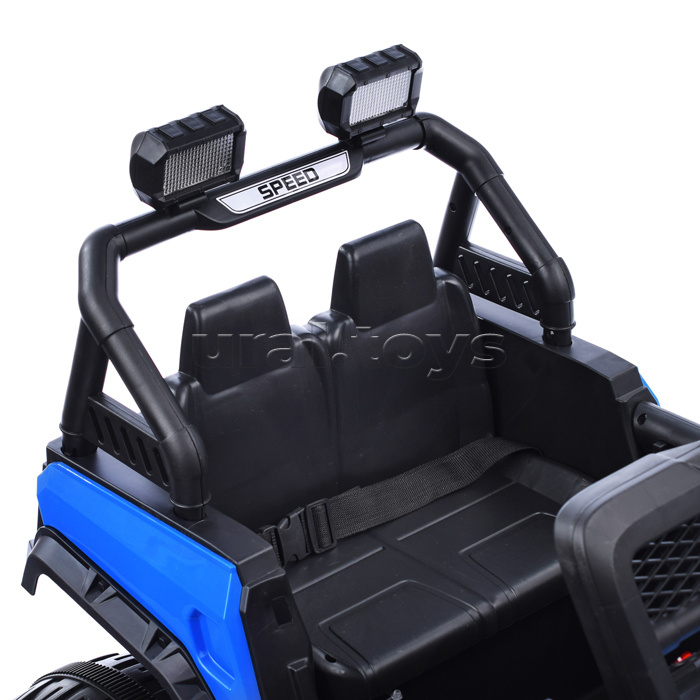 Электромобиль "Фиджи" на аккумуляторе, с р/у управлением, 12V4.5 двухприводный (синий)