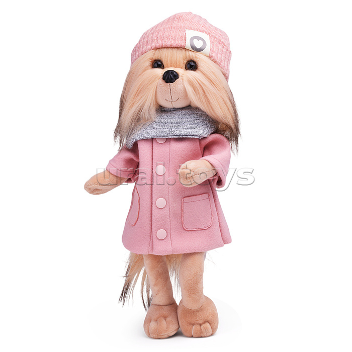 Lucky Yoyo: Розовое пальто 37 с каркасом, коробка 44 см