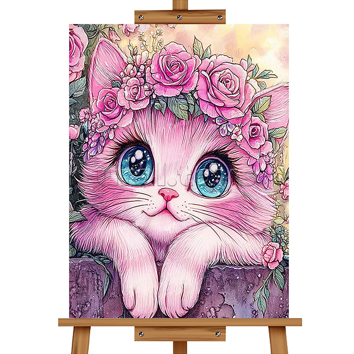 Картина по номерам "Кошечка" 30*20 см.
