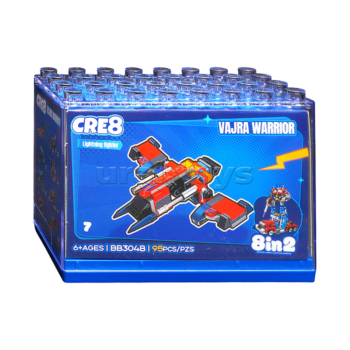 Конструктор "Робот-защитник" 8 в 1 в коробке