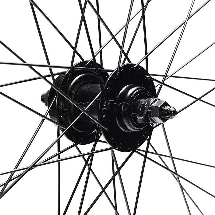 Колесо велосипедное 29" переднее, алюминий, диск 6-болт, с гайками