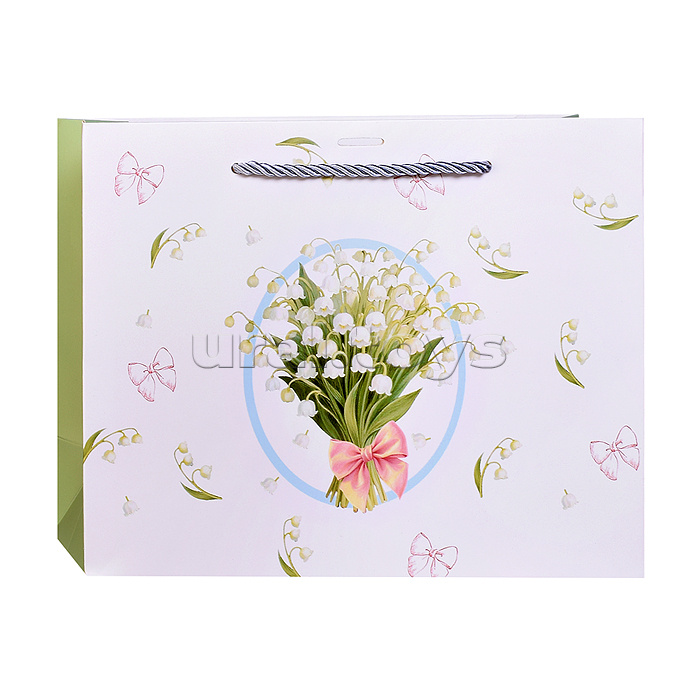 Пакет подарочный "Подарок весны" 24,5*29,5*9,5см.