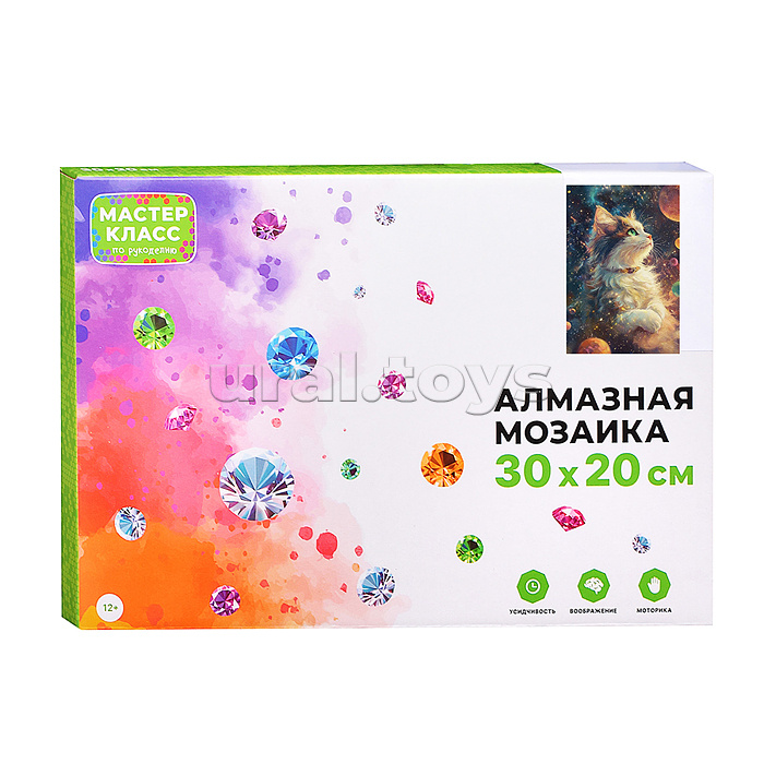 Мозаика алмазная "Волшебница" (светится в темноте) 30*20 см.