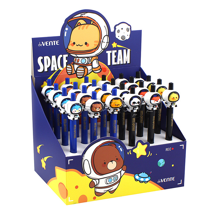 Карандаш вечный автоматический подарочный "Space Team" с декоративным элементом, d=2 мм Карандаш вечный автоматический подарочный "Space Team" с декоративным элементом, d=2 мм