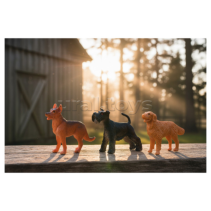 Набор животных "Собаки" (в ассортименте) в пакете
