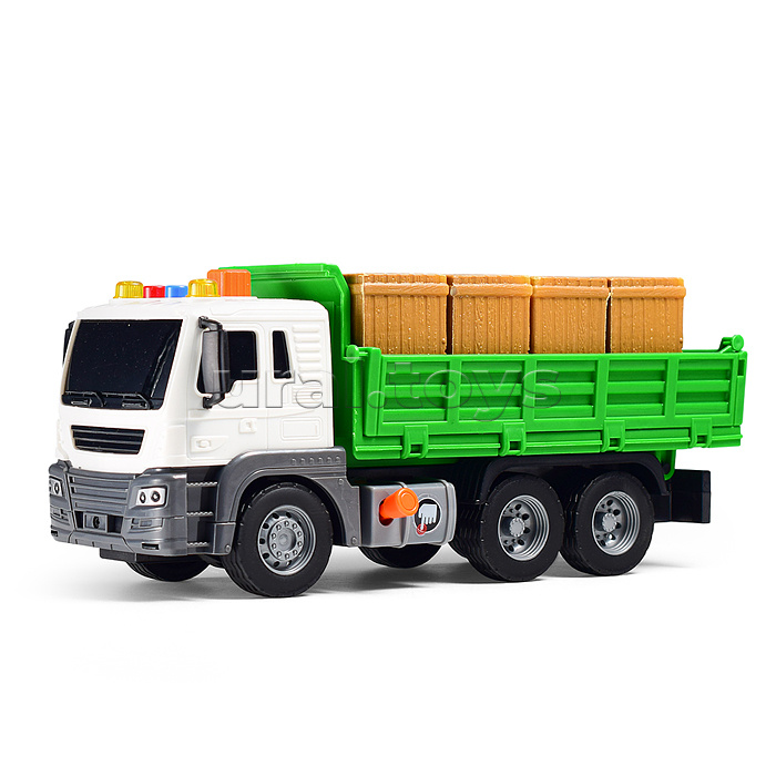 Машина "СтройВижн" 1:16 (свет, звук) в коробке