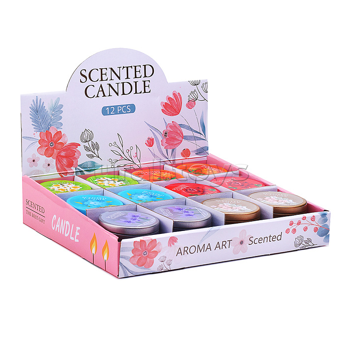 Свеча декоративная "Цветочная фантазия"