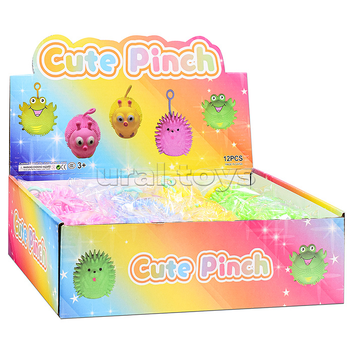 Игрушка-пищалка "Ежик" в коробке